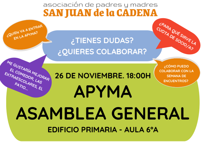 ASAMBLEA GENERAL CURSO 2025-2026